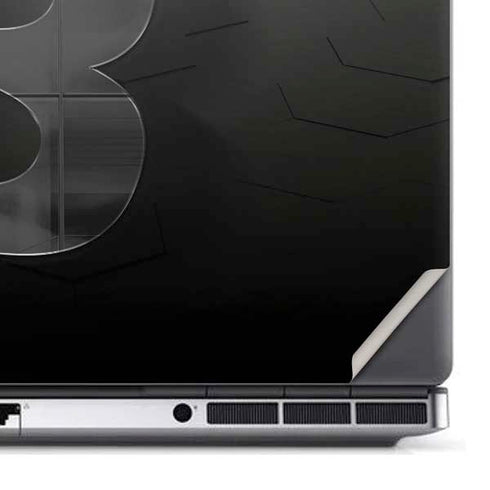 Bitcoin Textured Logo Dell Precision Skin