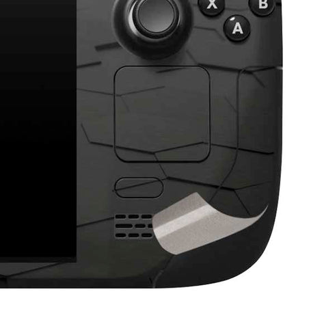 Bitcoin Textured Logo Steam Deck Handheld Gaming Computer Skin