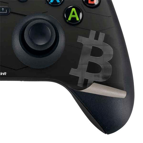 Bitcoin Textured Logo Xbox Series X Bundle Skin