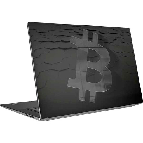 Bitcoin Textured Logo Dell XPS Skin
