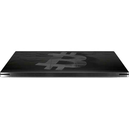 Bitcoin Textured Logo Dell XPS Skin
