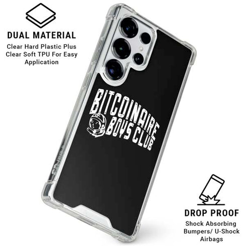 Bitcoinaire Boys Club Galaxy S25 Ultra Clear Case