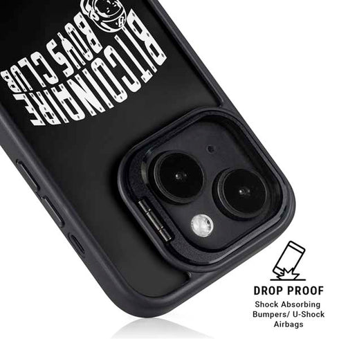 Bitcoinaire Boys Club iPhone 15 Plus Kickstand Case