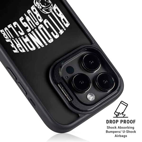 Bitcoinaire Boys Club iPhone 16 Pro Max Kickstand Case