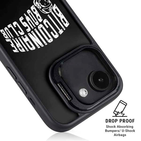Bitcoinaire Boys Club iPhone 16e Kickstand Case