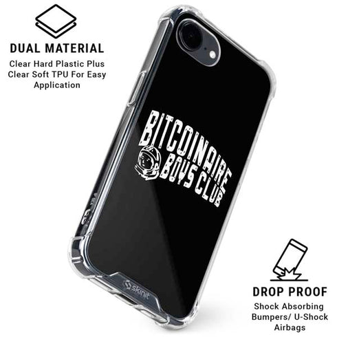 Bitcoinaire Boys Club iPhone 16e Clear Case