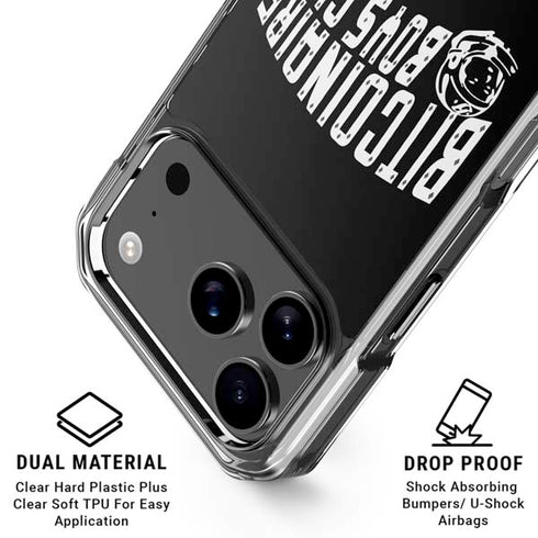 Bitcoinaire Boys Club iPhone 18 Pro Clear Case