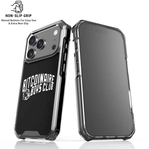 Bitcoinaire Boys Club iPhone 18 Pro Clear Case