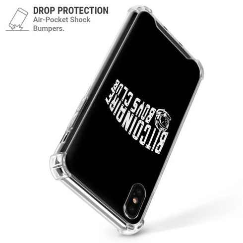 Bitcoinaire Boys Club iPhone X/XS Clear Case