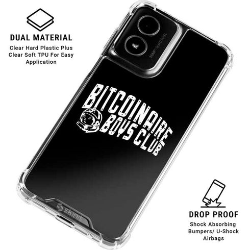 Bitcoinaire Boys Club Moto G Power 5G (2024) Clear Case