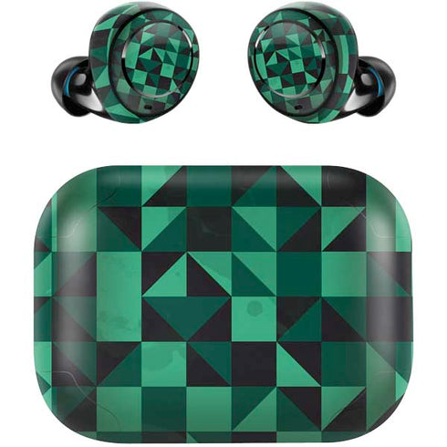 Black & Green Amazon Echo Buds Skin