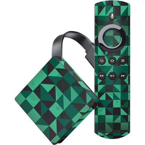Black & Green Amazon Fire TV Skin