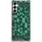 Black & Green Gabb Phone 4 Clear Case
