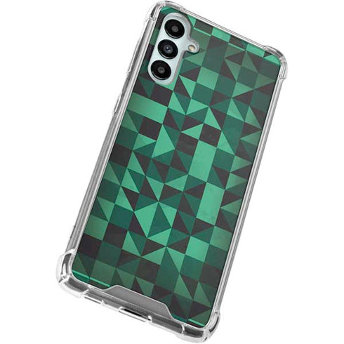 Black & Green Gabb Phone 4 Clear Case