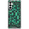 Black & Green Galaxy A16 5G Clear Case