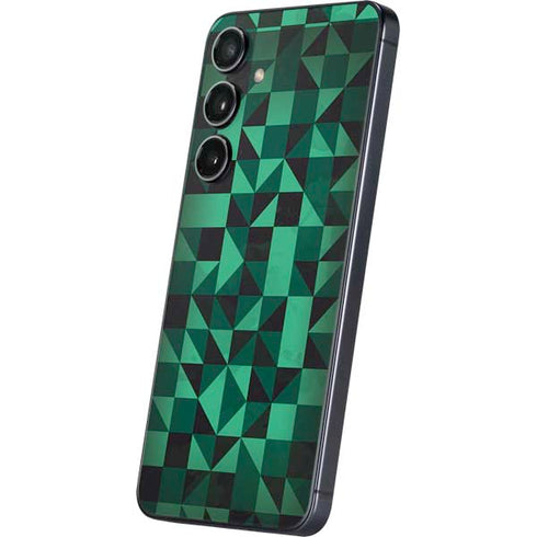 Black & Green Galaxy A16 5G Skin