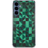 Black & Green Galaxy A35 5G Clear Case