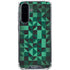 Black & Green Galaxy A36 5G Clear Case