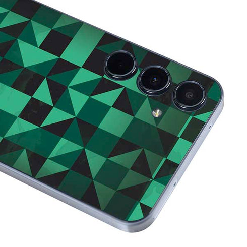 Black & Green Galaxy A36 5G Skin