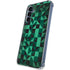 Black & Green Galaxy A55 5G Clear Case