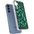 Black & Green Galaxy A55 5G Clear Case