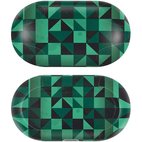 Black & Green Galaxy Buds Plus Skin