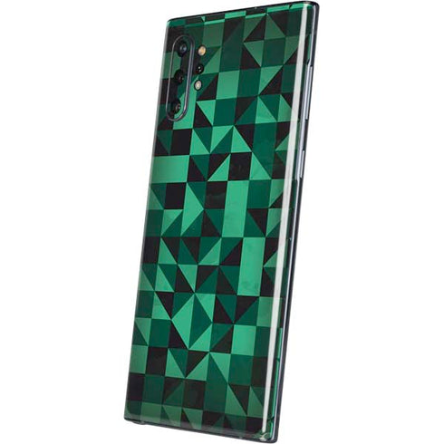 Black & Green Galaxy Note 10 Plus Skin
