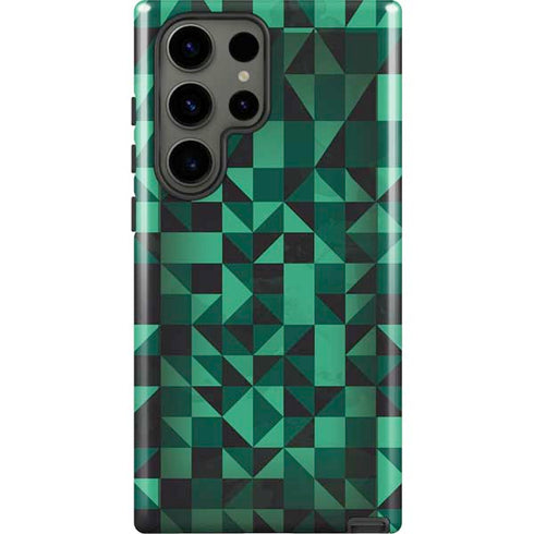 Black & Green Galaxy S23 Ultra Pro Case