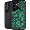 Black & Green Galaxy S24 FE Kickstand Case