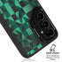 Black & Green Galaxy S24 FE Kickstand Case