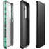 Black & Green Galaxy S25 Impact Case