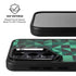 Black & Green Galaxy S25 Kickstand Case