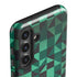 Black & Green Galaxy S25 Plus Impact Case
