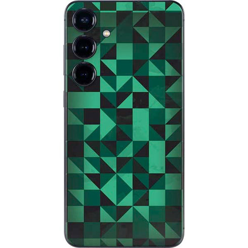 Black & Green Galaxy S25 Plus Skin