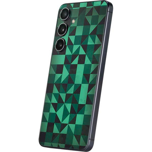 Black & Green Galaxy S25 Plus Skin