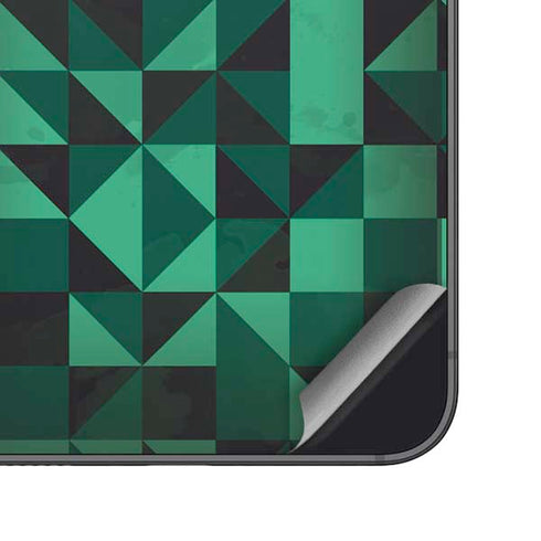 Black & Green Galaxy S25 Skin