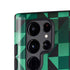Black & Green Galaxy S25 Ultra Impact Case