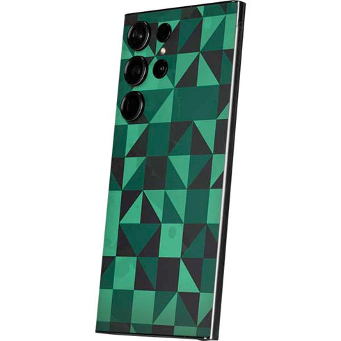 Black & Green Galaxy S25 Ultra Skin