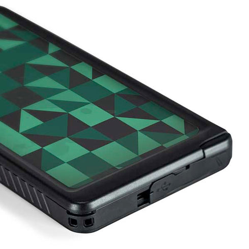 Black & Green Galaxy S24 Ultra Waterproof Case