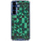 Black & Green Galaxy S25 Plus Clear Case