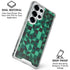 Black & Green Galaxy S25 Ultra Clear Case