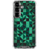 Black & Green Galaxy S26 Clear Case