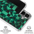 Black & Green Galaxy S26 Clear Case