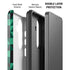 Black & Green Galaxy S26 Impact Case