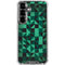 Black & Green Galaxy S26 Plus Clear Case