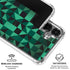 Black & Green Galaxy S26 Plus Clear Case