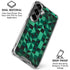 Black & Green Galaxy S26 Plus Clear Case