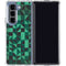 Black & Green Galaxy Z Fold5 5G Clear Case