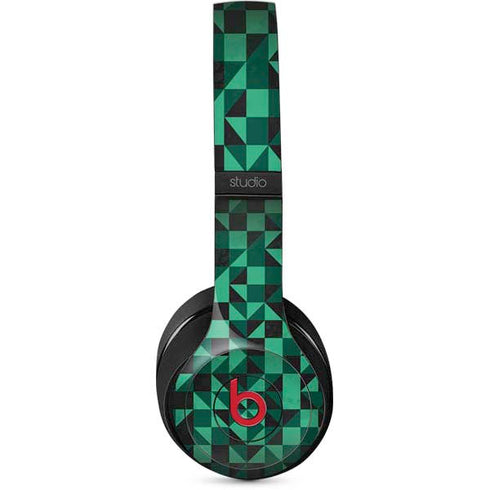 Black & Green Studio Wireless Skin