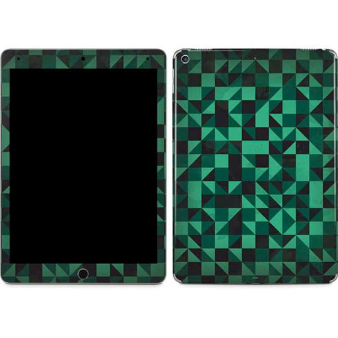 Black & Green iPad Skins
